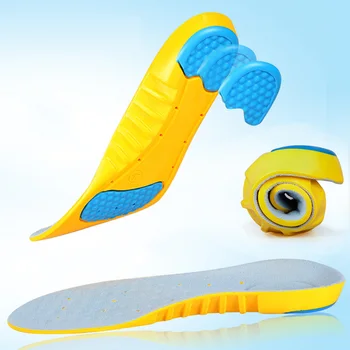 1 Çift Ortopedik Tabanlık 3D Jel Tabanlık Düz Ayak Kemer Desteği Ayakkabı Ekler Erkekler İçin/Kadın Ayakkabı Ortez astarı ayak pedleri