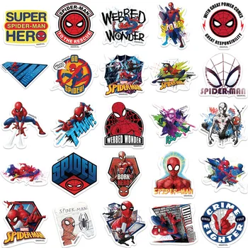 10/30/50 Adet Disney Marvel Örümcek Adam Çıkartmaları Anime Avengers Çıkartmaları DIY Kaykay Dizüstü Araba Serin Süper Kahraman Sticker Çocuk için