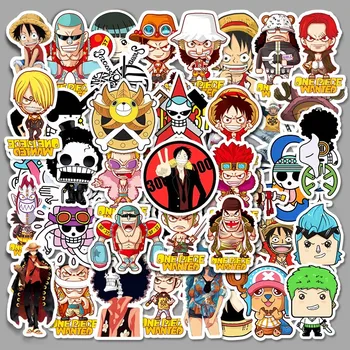 10/30/50 Adet Karikatür Tek Parça Luffy Çıkartmalar Anime Sticker Dizüstü Motosiklet Kaykay Bilgisayar Cep Telefonu Karikatür Oyuncak