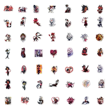 10/30/50 adet/takım Anime Helluva Patron Karikatür Graffiti Çıkartmalar Buzdolabı Motosiklet Dizüstü Dizüstü Bagaj Çocuk Dekoratif