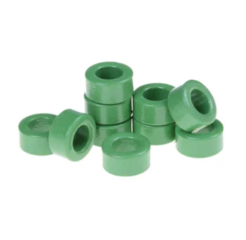 10 Adet İndüktör Bobinleri Yeşil Toroid Ferrit Çekirdek 10mm x 6mm x 5mm Toptan