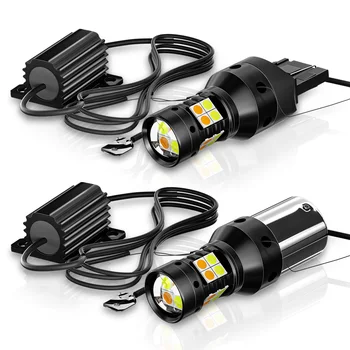 2 adet Çift Modlu LED Dönüş Sinyali+Gündüz Çalışan İşık DRL Aksesuarları Jeep Liberty KK 2008-2012 İçin 2009 2010 2011