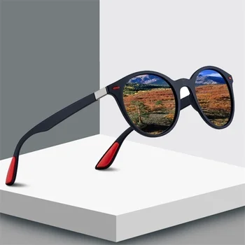 2020 Moda Kare Retro Polarize Güneş Gözlüğü UV400 Açık spor gözlükler Klasik Sürüş Güneş Gözlüğü Büyük Boy Güneş Gözlüğü Erkekler
