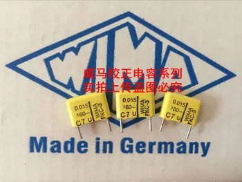 2020 sıcak satış 10 adet / 20 adet WIMA sarı kondansatör FKC3 160V 0.015 UF 160V 153 15nf P: 10mm Ses kapasitör ücretsiz kargo