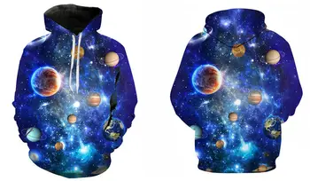 2022 yeni moda moda erkek hoodie 3D baskılı Yıldız Evren hoodie sokak rahat alışveriş erkek/erkek kapüşonlu sweatshirt