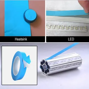 25M 5/8/10 / 15mm genişlik çift taraflı transfer ısı bandı termal iletken yapıştırıcı bant tutkal LED şerit ışık soğutucu etiket
