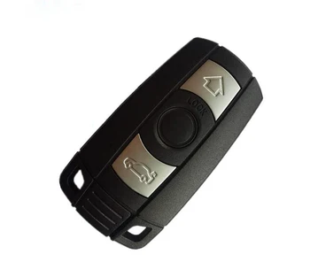 3 Düğmeler İçin Yedek Akıllı Uzaktan Anahtar Kabuk Durumda BMW 1 3 5 6 Serisi X5 X6 M5 M6 Anahtarsız giriş Fob Anahtar Kapak