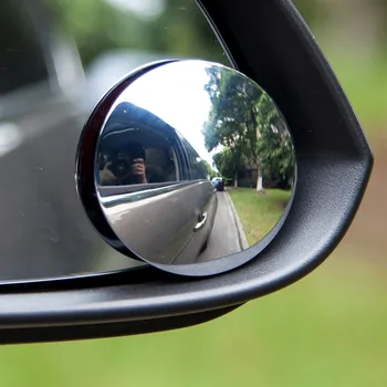 360 Derece HD Kör Nokta Ayna Ayarlanabilir Araba Dikiz Çerçevesiz Geniş Açı Yuvarlak Dışbükey Dikiz Aynası Oto Araba Aksesuarları