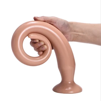 50cm Süper Uzun Anal Kuyruk Anal Plug Yılan Yapay Penis Anüs Dilatör Masturbator prostat masaj aleti Seks Oyuncakları Adam Kadın için Popo Fiş