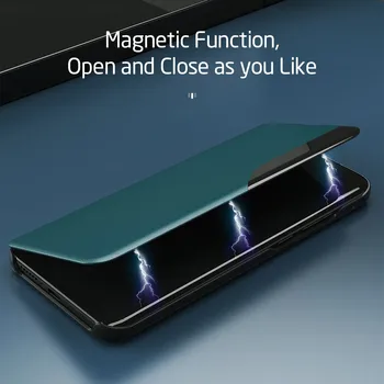 Akıllı Yan Görünüm açılır deri kılıf İçin Xiaomi Küçük Poxo Poko Poco M5 M 5 4G 2022 6.58 