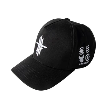 AOGZ Techwear Ayarlanabilir beyzbol şapkası Erkek Kadın Streetwear Nakış Kapaklar Rahat Snapback Kap Taktik Hip Hop Siyah Şapka Unisex