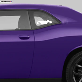 Araba Pencere Sticker Oto Grafik Vücut Kapı Tampon Cam Yansıtıcı Vinil Çıkartması Dodge Challenger İçin SRT-8