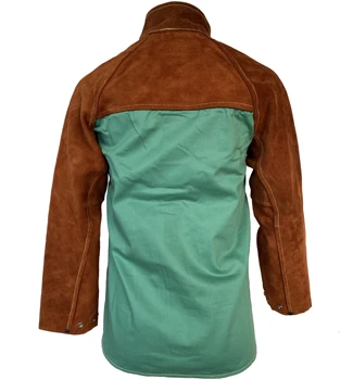Argon arkı Yangına Dayanıklı Kaynakçı Giyim Alev Geciktirici Pantolon Kaynak Önlük Tulum Güvenlik İnek Deri FR Pamuk Kaynak Ceket