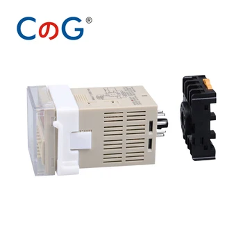 CG DH48S-1Z Dijital LED Programlanabilir Zamanlayıcı SPDT Zaman Rölesi Anahtarı DH48S 0.01 S-99H99M DİN RAY AC110V 220 V 12 V 24 V DC Tabanı İle