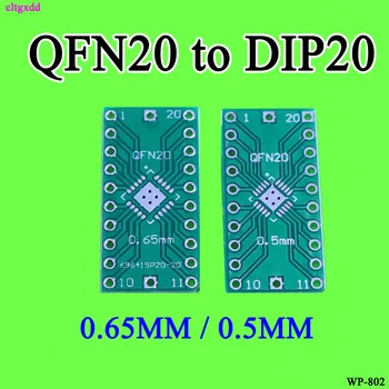 Cltgxdd 10 adet/grup QFN20 to DIP20 Adaptörü PİN Pitch 0.5 0.65 mm PCB kartı Dönüştürücü LFCSP20 DIP Dönüştürücü