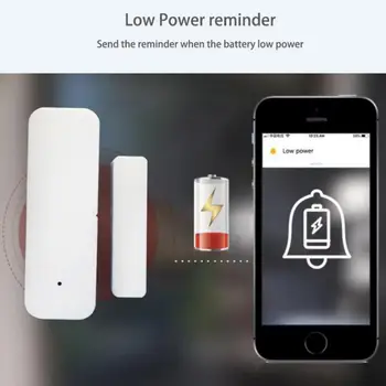 CORUİ Tuya Wifi Bağımsız Kapı Manyetik Sensör Akıllı Kapı Manyetik Alarm Dedektörü Akıllı Ev Alexa Google Ev İle Çalışmak