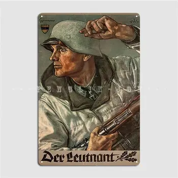 Der Leutnant Teğmen Ww2 Metal Plak Poster Sinema Garaj Mağarası Pub Duvar Dekor Kişiselleştirilmiş Tabela Posteri