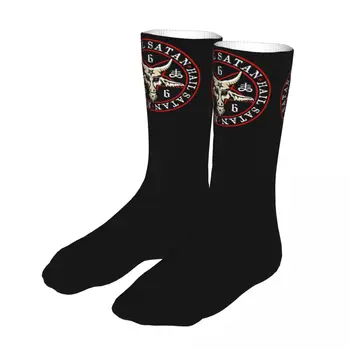 Dolu Şeytan Baphomet Gizli Ters Pentagram Çorap Erkekler Çorap yüksek kaliteli yay Yaz Sonbahar Kış Çorap Hediye