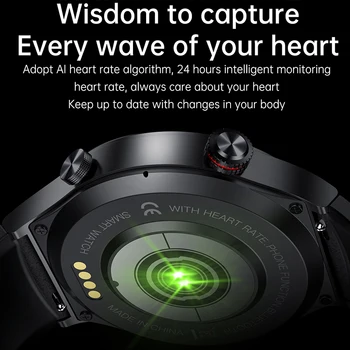 EKG + PPG Bluetooth Çağrı akıllı saat Erkekler 2022 Yeni spor bilezik Su Geçirmez Özel İzle Yüz Erkekler ios için akıllı saat Android + Kutu