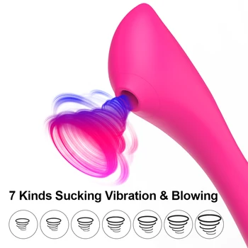 G Spot Vibratör Kadınlar için Yumuşak Silikon Emme Vibratör Kadın Klitoris Enayi Vakum Stimülatörü Seks Oyuncakları Ürünleri Yetişkinler için 18