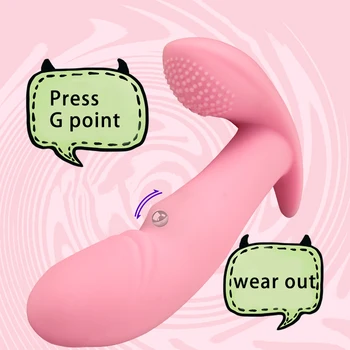 Giyilebilir Kelebek Yapay Penis Vibratör Külot Kadınlar için G Noktası Klitoris Stimülatörü Uzaktan Kumanda Masturbator Vajina Seks Oyuncakları Kadın