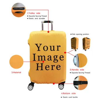 Kalınlaşmak Elastik Bagaj Kapağı Moda Sıcak Satış Bagaj Kapakları Uygun 19 İla 32 İnç Bavul Çantası tozluk Seyahat Aksesuarları