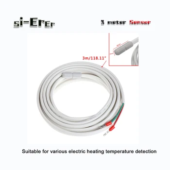 Kapalı 3m kablo yerden ısıtma sensörü su geçirmez prob için uygun sıcaklık algılama çeşitli elektrikli ısı termostatları