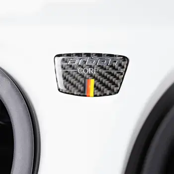 Karbon Fiber Amblem Araba Çıkartmaları B Sütun Trim Çıkartmalar Araba-Styling Audi a3 a4 a5 a6 a7 q7 q5 Araba Dış Aksesuarları