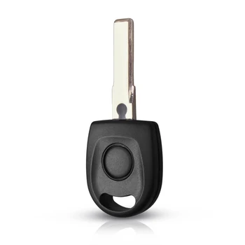 KEYYOU Transponder Anahtar Kabuk İle ID48 Çip VW Polo Golf için SEAT Ibiza Leon SKODA Octavia için ışık ve akülü araba Anahtarı