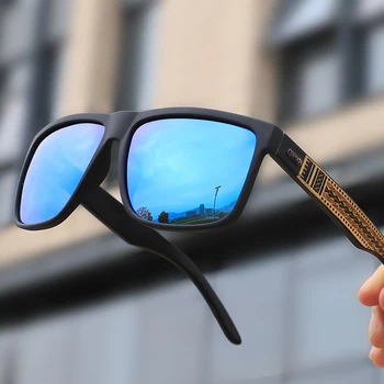 Klasik Polarize güneş gözlüğü Erkekler Kare Sürüş Spor güneş gözlüğü Erkek Yüksek Kaliteli Bisiklet Gözlük UV400 Balıkçılık Güneş Gözlüğü