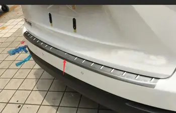 Lexus için NX 200 t 300 h 2016 2017 Fırçalanmış Paslanmaz Çelik Arka Tampon Bagaj Kapağı gövde Koruyucu Kapak Trim Araba Styling Modeli