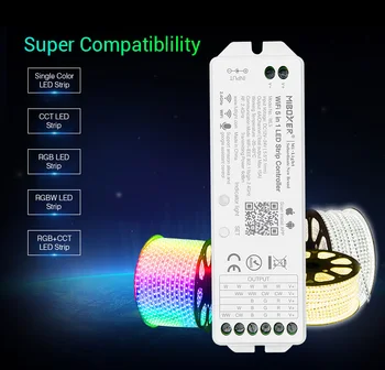 Milight WL5 WİFİ LED Denetleyici RGB RGBW CCT tek renkli led şerit ışıklı bant Amazon Alexa Sesli telefon App Uzaktan Kumanda