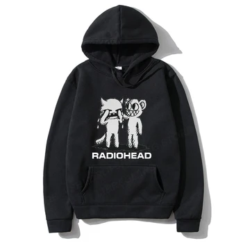 Radiohead Hoodie Erkek Kadın Moda Ceket Müzik Rapçi Hoodies Çocuk Hip Hop Erkek Ceket Erkek Hoodie Çocuk Komik Kadın Kazak Ceket