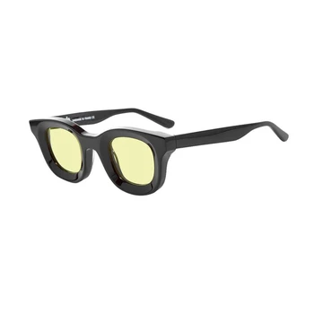 Retro Oval Kuzma Rhodeo Güneş Gözlüğü Erkekler Ve Kadınlar İçin Asetat Moda Gözlük Polarize UV400 Punk güneş gözlüğü Sürüş Gözlük
