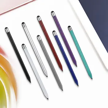 Retro Yuvarlak İnce Ucu dokunmatik ekran kalemi kapasitif stylus kalem Kalem Değiştirme ipad Cep Telefonları Tablet Aksesuarları
