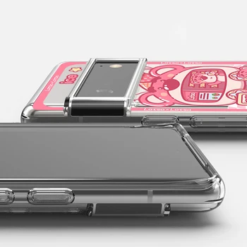 Sanrio HELLO KİTTY Cinnamoroll telefon kılıfı İçin Google piksel 7 6 5 4 PRO XL kuromi Melodi karikatür silikon Yumuşak Funda Çapa kapak