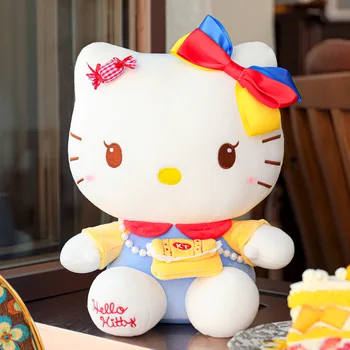 Sevimli Sanrio Hello Kitty peluş oyuncaklar Cupid Kalp Doldurulmuş Hayvanlar ve Peluş Bebek Yastık Dolum Kawaii Noel doğum günü hediyesi Çocuklar