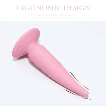 Silikon Anal Plug Emme kupası İle prostat masaj aleti Klitoral Stimülatörü Kadın Masturbator Anal Seks Oyuncakları Kadın ve Erkek için
