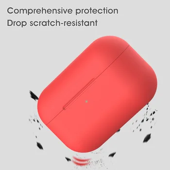 Silikon kapaklı kılıf apple Pro İçin Kılıf sticker Kablosuz kulaklık kutusu İçin Hava Bakla Pro Kulaklık Aksesuarları