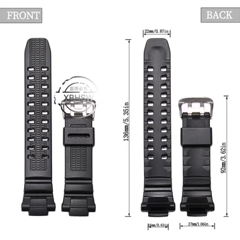 Silikon Kauçuk Kayış için Uygun Casio G-Shock GW-3000B / 3500B / 2500B / 2000G-1500 erkek saati Bandı Siyah Turuncu Değiştirin Bilezik