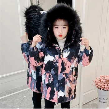 Sonbahar ve kış aylarında yeni kız okulu 2020 overcomes kalınlaşmış ceket, yabancı stil, yün yaka ve pamuk kapitone ceket