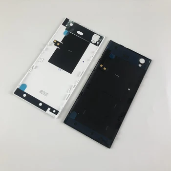 Sony Xperia için L1 G3311 G3312 G3313 muhafaza pil arka kapak ile NFC + Logo