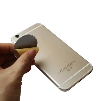 Telefon tutucu Metal Plaka Değiştirme Kitleri Yapışkanlı Manyetik cep telefonu Desteği araca monte Tutucu Aksesuarları