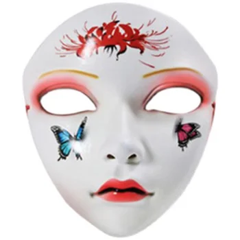 Toz geçirmez ve Su Geçirmez Yetişkin Parti Maskesi Tam Yüz Çin Tarzı El-boyalı Dekoratif Hanfu Aksesuarları Masquerade Kız