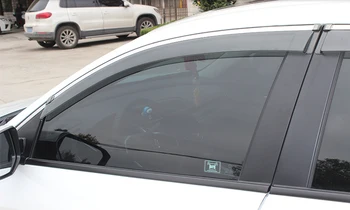VW Jetta City BORA 2012-2022 Plastik Dış Visor Havalandırma Tonları Pencere Güneş Yağmur Guard Saptırıcı 4 adet 2013 2017