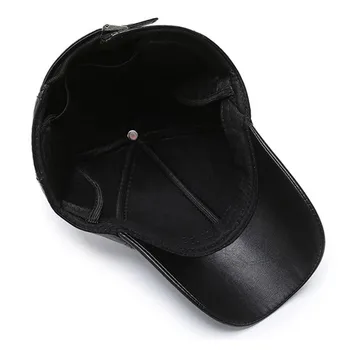 XdanqinX Kış erkek Sıcak Şapka Kalın Kadife beyzbol şapkası PU Deri Kulaklık Şapka Yeni Rüzgar Geçirmez kulak koruyucu Rahat Spor Kapaklar