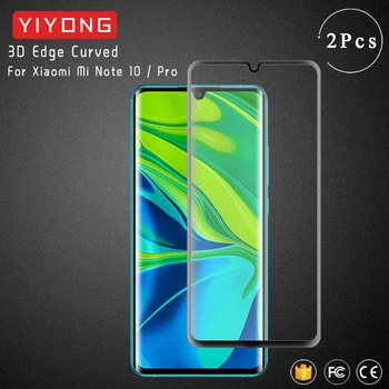 YIYONG 3D Kavisli Temperli Cam Ekran Koruyucu İçin Xiaomi Mi 10 11 11i 10T 11T Pro Mi10T Mi10 Mi11 Ultra Not 10 Note10 Lite