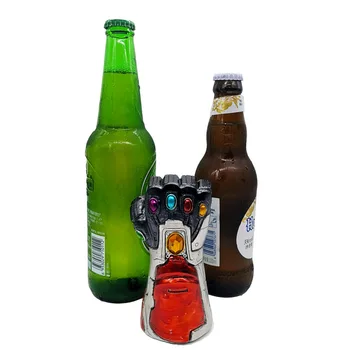 Yumruk şişe açacağı demir adam eldiven extinction bully sonsuz mücevher bira yaratıcı Avenger ittifak ev dekorasyon oyuncak adamın hediye