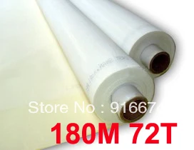 Ücretsiz kargo Ucuz 5 metre 72 T 180 M polyester serigrafi baskı elek bezi 72 T 127 CM (50 inç) genişlik