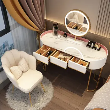 туалетный столик Ev Tuvalet Masası Yatak Odası Modern Minimalist Çok Fonksiyonlu depolama dolabı makyaj masası ev mobilyası